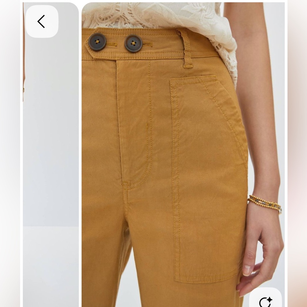 Maeve Collette Wide Leg Crop Pants.  Size 6 - Picture 4 of 10
